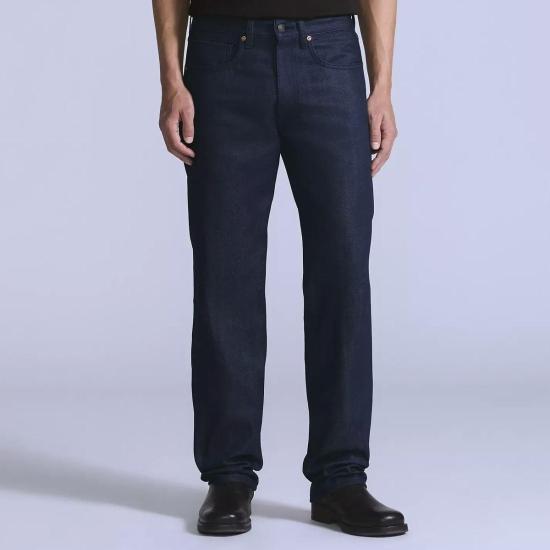  리바이스 데님 팬츠 블루 탭 앵커 릴렉스드 미지 진