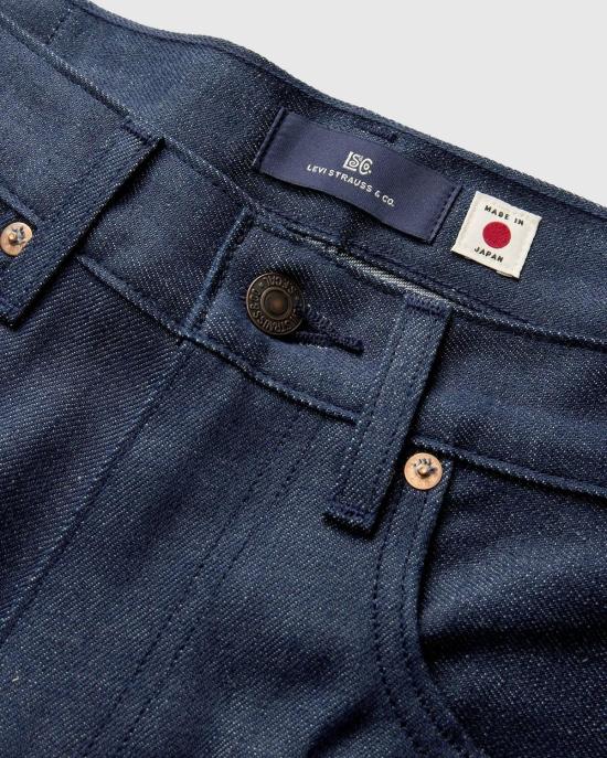  리바이스 데님 팬츠 블루 탭 앵커 릴렉스드 미지 진 - LEVI'S