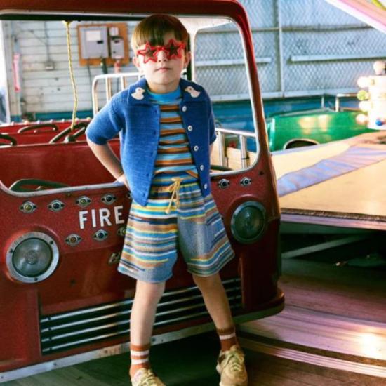  [키즈] Misha & Puff 쇼츠/버뮤다 키즈 미샤 & 퍼프 복서 쇼트 도브 태피스트리