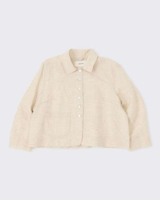  코울리 스튜디오 자켓 콜리 스튜디오 영국산 린넨 울 릴리 재킷 오트