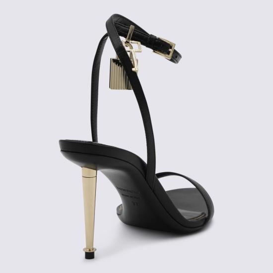  톰포드 샌들 톰 포드 블랙 가죽 - TOMFORD