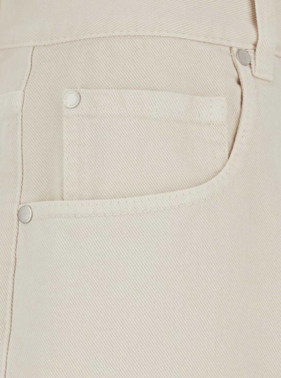  브루넬로 쿠치넬리 데님 팬츠 Brunello Cucinelli 와이드 진 화이트 - BRUNELLO CUCINELLI