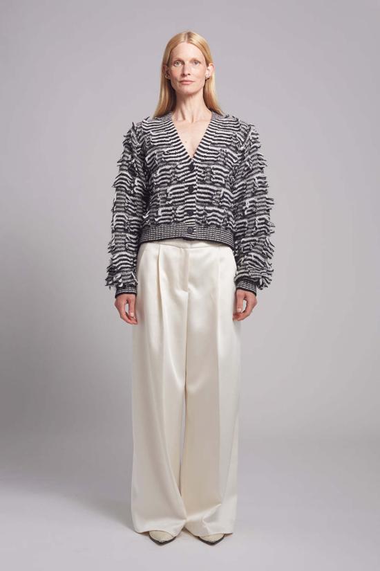  일레븐 식스 가디건 루엘라 스트라이프 - ELEVEN SIX