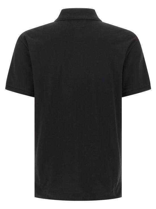  씨피 컴퍼니 폴로 티셔츠 C.P. 컴퍼니 메트로폴리스 시리즈 폴로 셔츠 블랙 - C.P. COMPANY