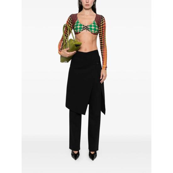  장 폴 고티에 긴팔 티셔츠 팬츠 티셔츠 오렌지/브라운 - JEAN PAUL GAULTIER