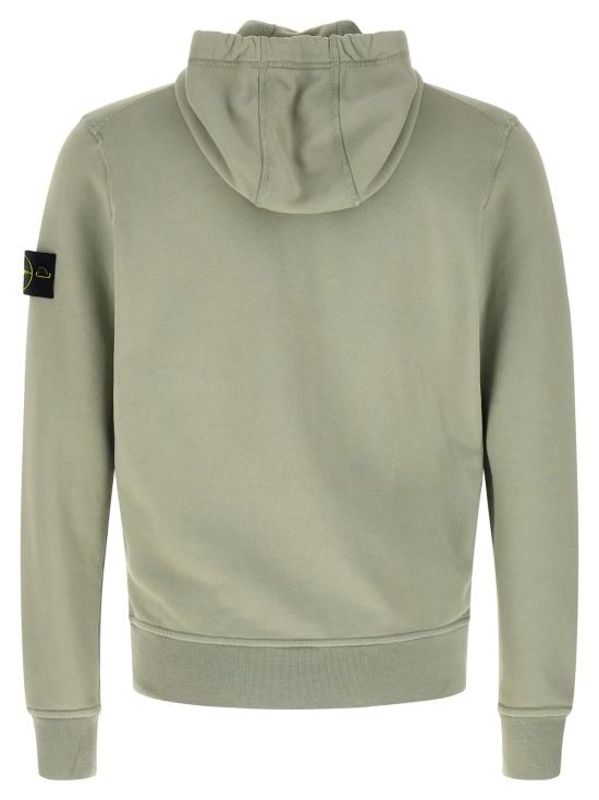  스톤 아일랜드 긴팔 티셔츠 6100061 후드티 그린 - STONE ISLAND
