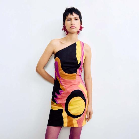  Mozhdeh Matin 숏 원피스 Kitta 미니 드레스 멀티