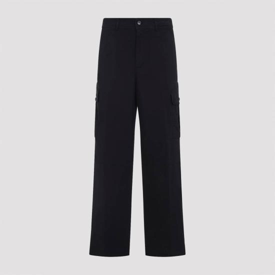  드리스 반 노튼 치노 팬츠 Dries Van Noten Paxer Bis 카고 팬츠 블랙 - DRIES VAN NOTEN