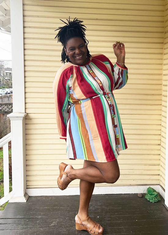  에이스 앤 지그 숏 원피스 메이 드레스 메사