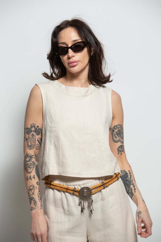  지 로파 블라우스 Zii Ropa Kono 탑