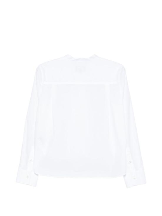  엠포리오 아르마니 셔츠 코튼 셔츠 화이트 - EMPORIO ARMANI