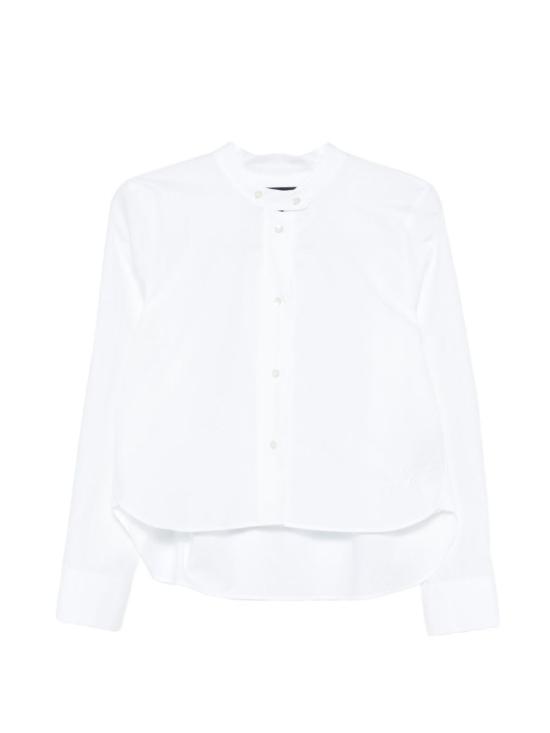  엠포리오 아르마니 셔츠 코튼 셔츠 화이트