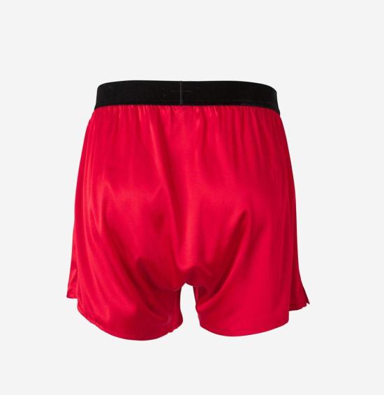  톰포드 숏팬츠 톰 포드 로고 허리밴드 복서 쇼츠 레드 - TOMFORD