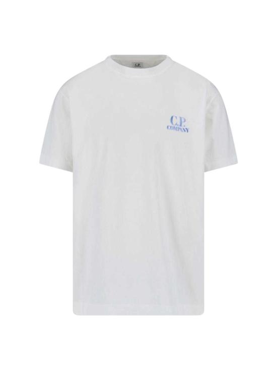  씨피 컴퍼니 반팔 티셔츠 C.P. 회사 로고 티셔츠 (흰색)