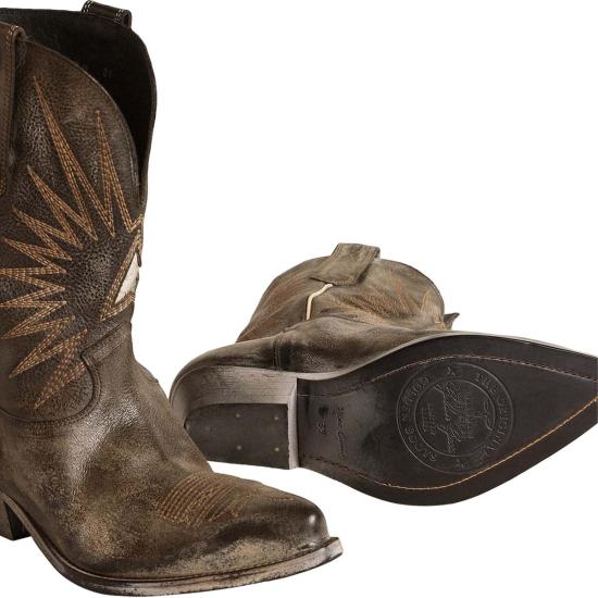  골든구스 부츠 골든 구스 남성용 로우 위시 스타 - GOLDEN GOOSE