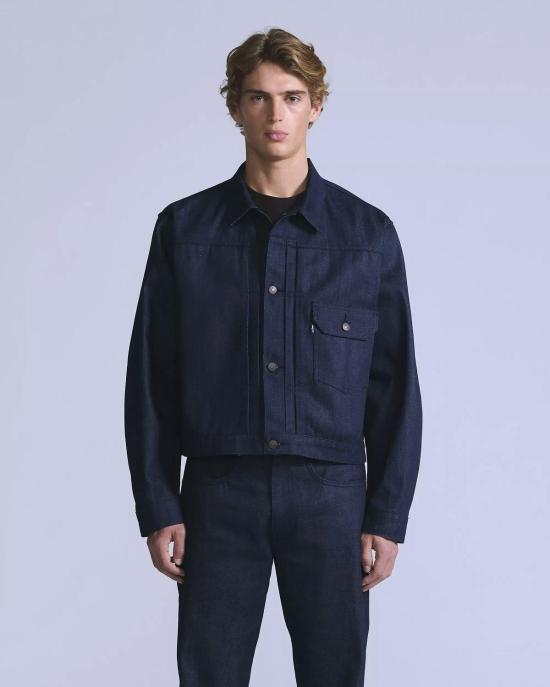  리바이스 데님 자켓 블루 탭 타입 I 트러커 재킷 딥 블루 웰 - LEVI'S