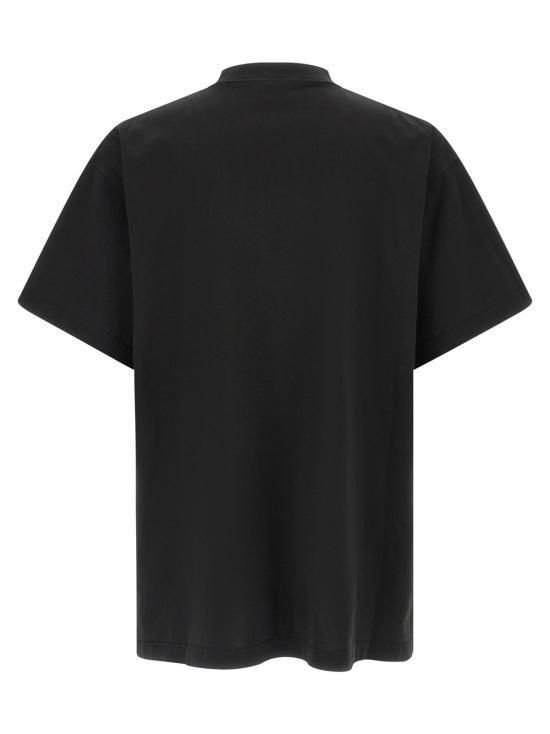  발렌시아가 반팔 티셔츠 파리 썬더스톰 티셔츠 블랙 - BALENCIAGA