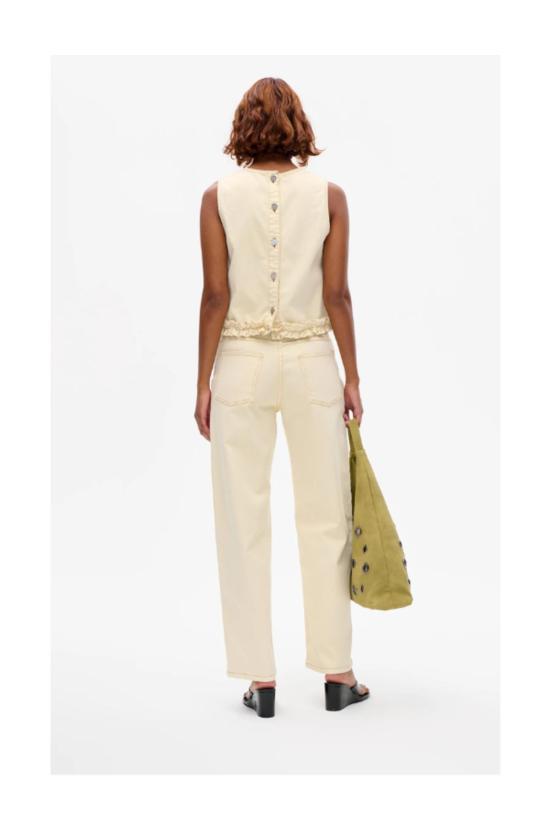  바움 운드 페르드가르텐 민소매 티셔츠 Baum Und Pferdgarten Madie 탑 아이보리 - BAUM UND PFERDGARTEN