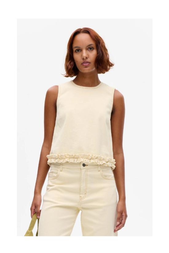  바움 운드 페르드가르텐 민소매 티셔츠 Baum Und Pferdgarten Madie 탑 아이보리