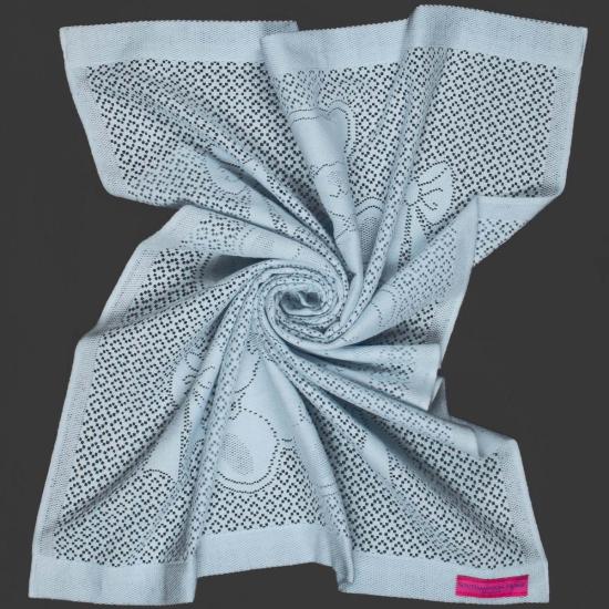  [키즈] Prince of Scots 침구 키즈 프린스 오브 스코츠 사우샘프턴 홈 레이스 직조 곰 & 리본 아기 담요 - OTHER BRANDS