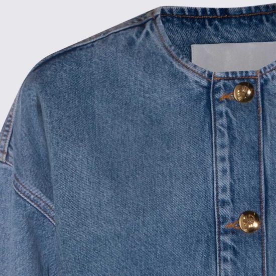  애니빙 데님 자켓 아니네 빙 라이트 블루 데님 재킷 워시드 블루 - ANINE BING