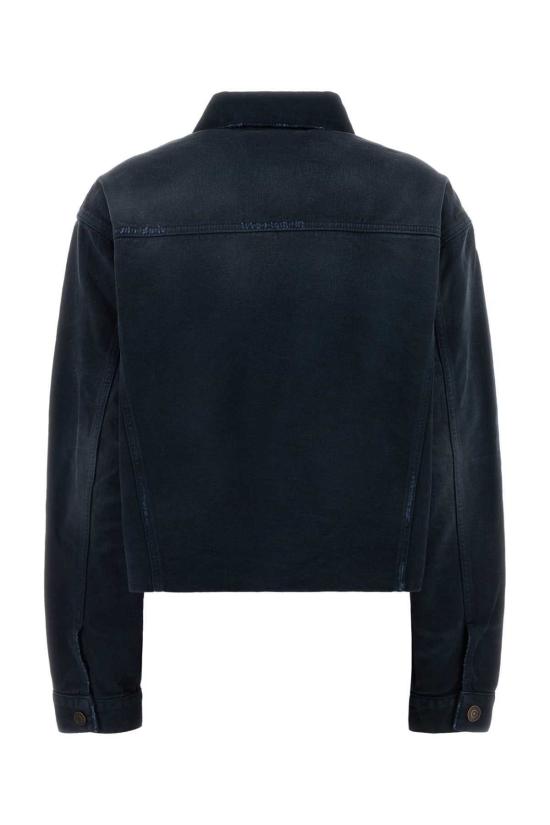  발렌시아가 데님 자켓 블루 데님 재킷 네이비/더티 다크 블루 - BALENCIAGA