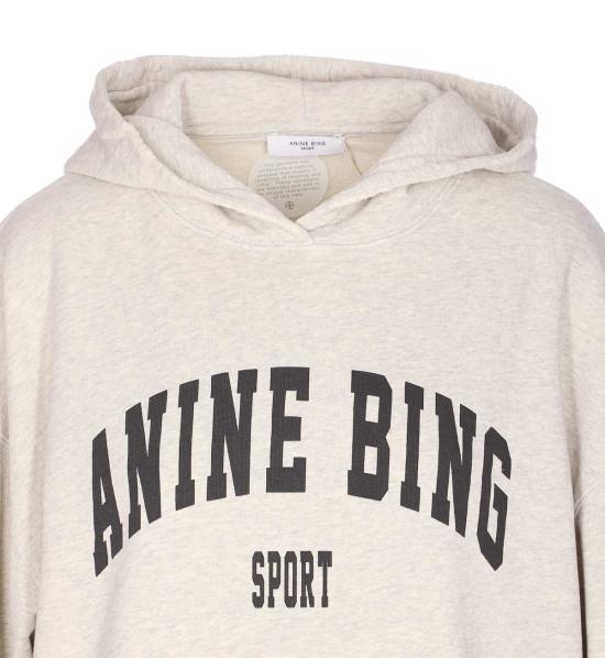  애니빙 스웨터 아니네 빙 하비 후드티 그레이 - ANINE BING