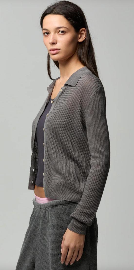  아셀 가디건 애셔 엘로이즈 카디건 아이언 - ASHER