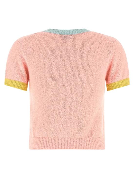  겐조 반팔 티셔츠 만화 탑 핑크 - KENZO