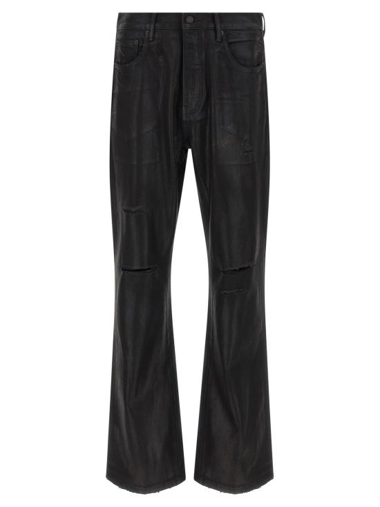  퍼플 브랜드 데님 팬츠 퍼플 P026 린스드 포일 부츠 진 블랙