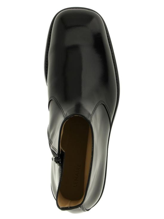  르메르 부츠 가죽 앵클  블랙 - LEMAIRE