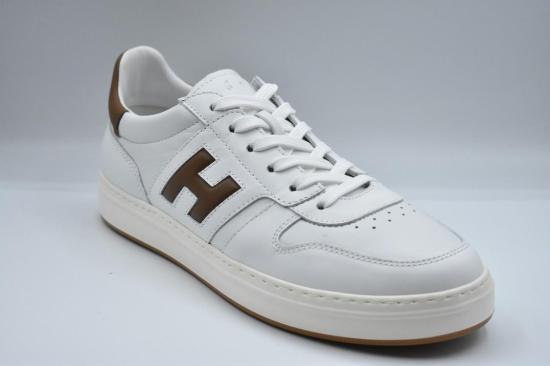 26SS 호간 드레스 슈즈 HXM6680FZ00V5L225E CUOIO BIANCO - HOGAN