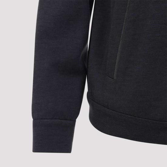  브루넬로 쿠치넬리 스웨터 Brunello Cucinelli 후드 카디건 카본 - BRUNELLO CUCINELLI