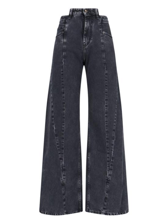  마르지엘라 데님 팬츠 Maison Margiela Décortiqué Palazzo Jeans 블랙