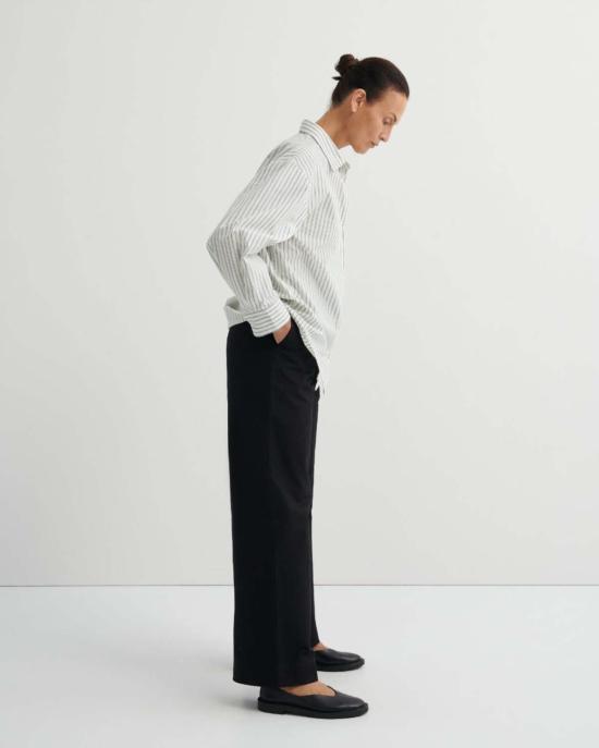  코우토우 셔츠 카우토우 메이커 셔츠 티킹 스트라이프 - KOWTOW