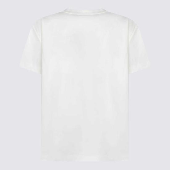  파비아나 필리피 반팔 티셔츠 비스코스 티셔츠 화이트 - FABIANA FILIPPI