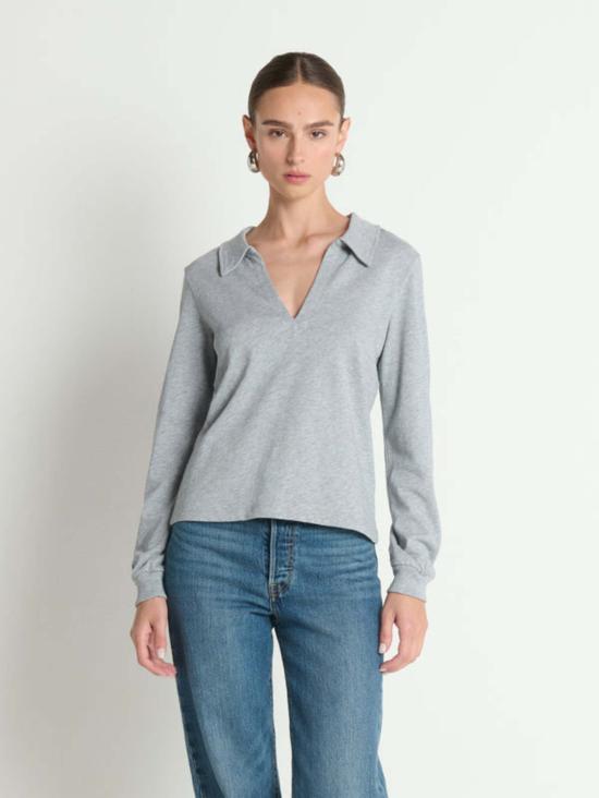  네이션 리미티드 긴팔 티셔츠 킴벌리 폴로 티셔츠 - NATION LTD