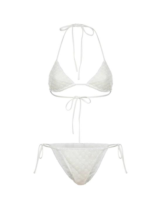  미소니 비키니 수영복 미쏘니 라셸 비스코스 라메 비키니 화이트