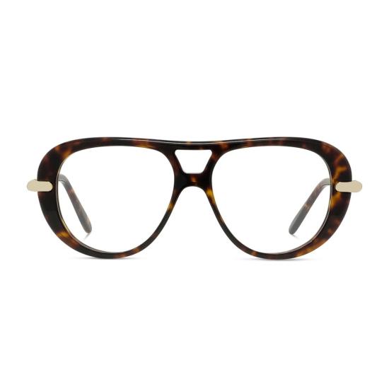  로에베 안경 LW50112 I 슬림 052 하바나