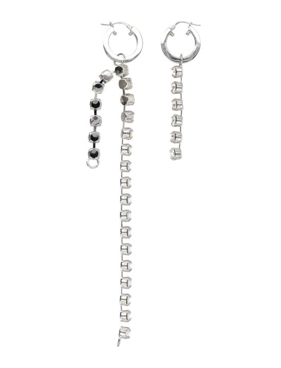  MM6 메종마르지엘라 이어링 Mm6 메종 마르지엘라 크리스탈  실버 - MM6 MAISON MARGIELA