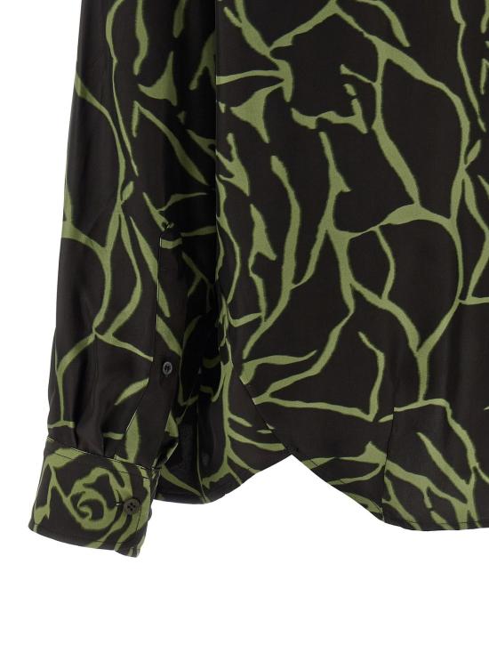  드리스 반 노튼 블라우스 Dries Van Noten Casia 셔츠 블랙 - DRIES VAN NOTEN