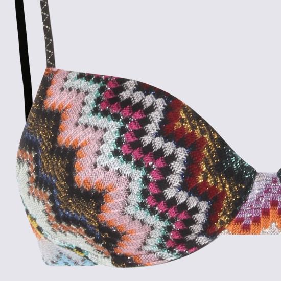  미소니 비키니 수영복 미쏘니 멀티컬러 비스코스  커버업 멀티/다크 베이스 - MISSONI