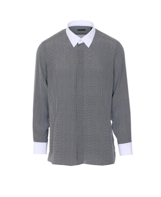  톰포드 긴팔 셔츠 톰 포드 그래픽 셔츠 블랙