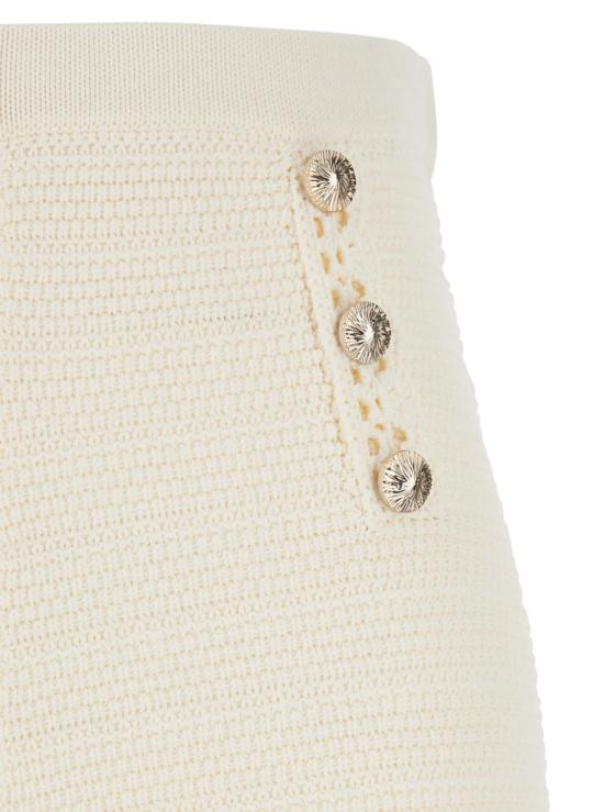  트윈셋 팬츠 크로셰 니트  화이트 - TWINSET