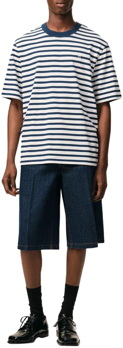 26SS 아미 반팔 티셔츠 UTS374JE0210A044 BLUE - AMI