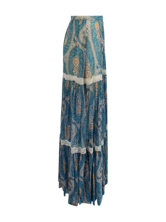  에트로 롱 스커트 페이즐리 프린트 - ETRO