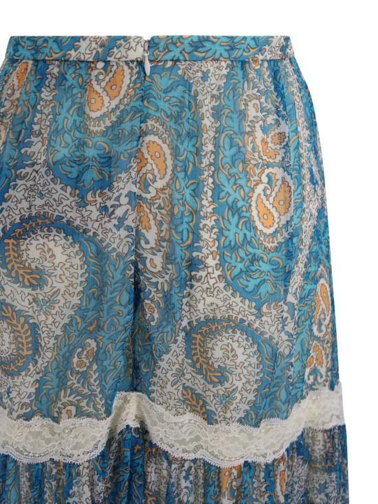  에트로 롱 스커트 페이즐리 프린트 - ETRO
