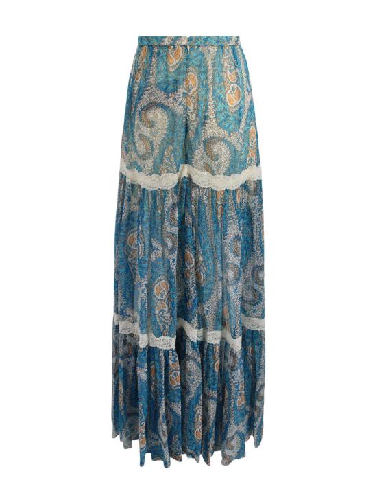  에트로 롱 스커트 페이즐리 프린트 - ETRO
