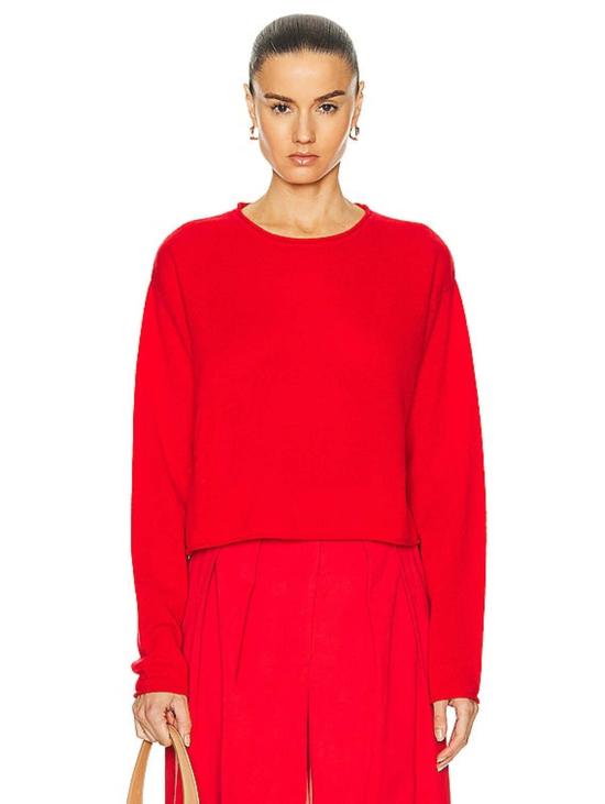  사블린 스웨터 랜스 크롭 풀오버