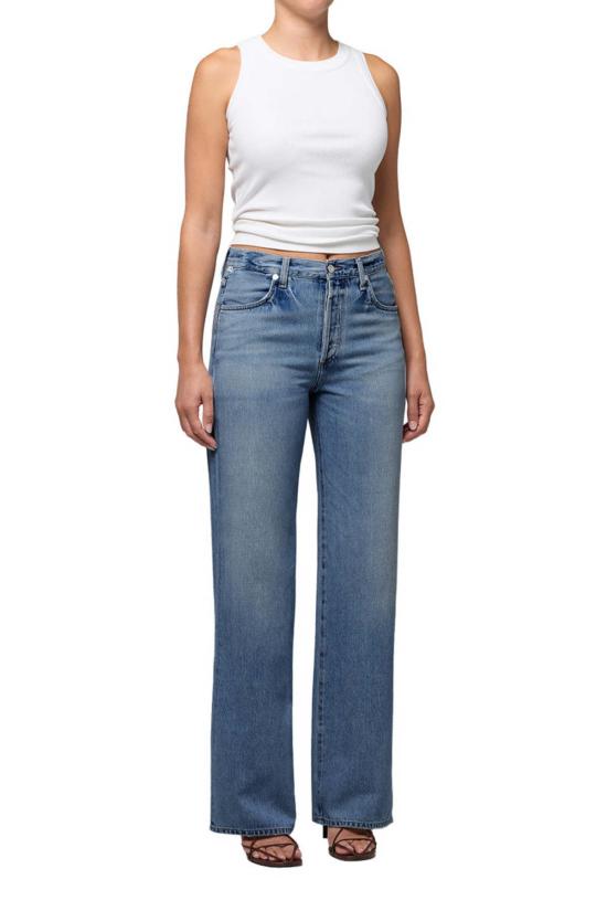  시티즌 오브 휴머니티 데님 팬츠 안니나 스트레이트 레그 33인치 인심 진 - CITIZEN OF HUMANITY